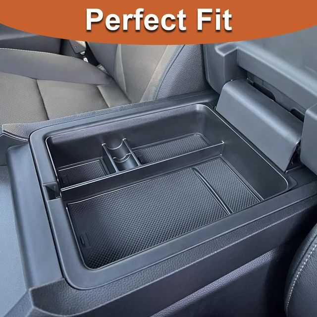 Alt view image 2 of 7 - 3-Piece Center Console Organizer Set for 2023-2026 Honda Pilot, 2024-2026 Honda Passport/Ridgeline Accessories, Armrest Hidden Storage Box & Divider ABS Material Interior Accessories