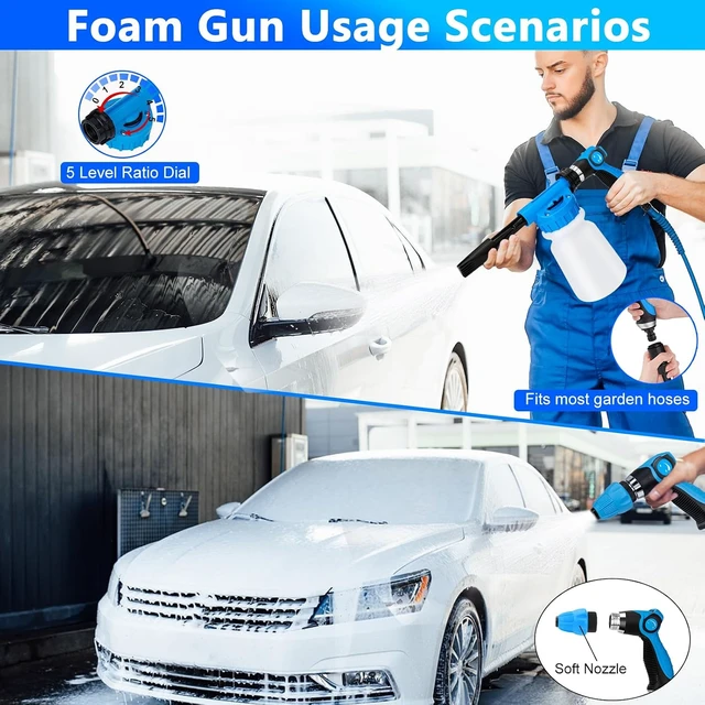 Alt view image 3 of 7 - Car Wash Kit with Foam Gun, Complete Car Detailing Kit 40 PCS