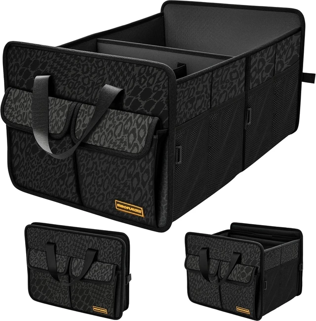 Main image of Sturdy Car Trunk Organizer - Firm Inner Panels, Foldable Storage