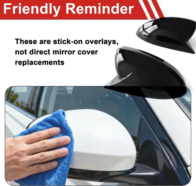 Alt view image 6 of 7 - for Altima Sedan Sentra 2Pcs Rear View Side Mirror Covers Caps