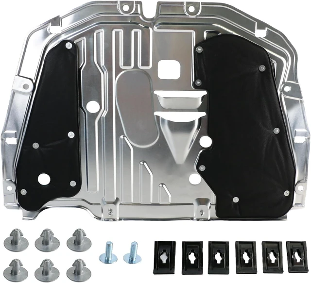 Main image of Engine Splash Shield for Honda Civic 2016-2021, Aluminum Alloy Front Guard