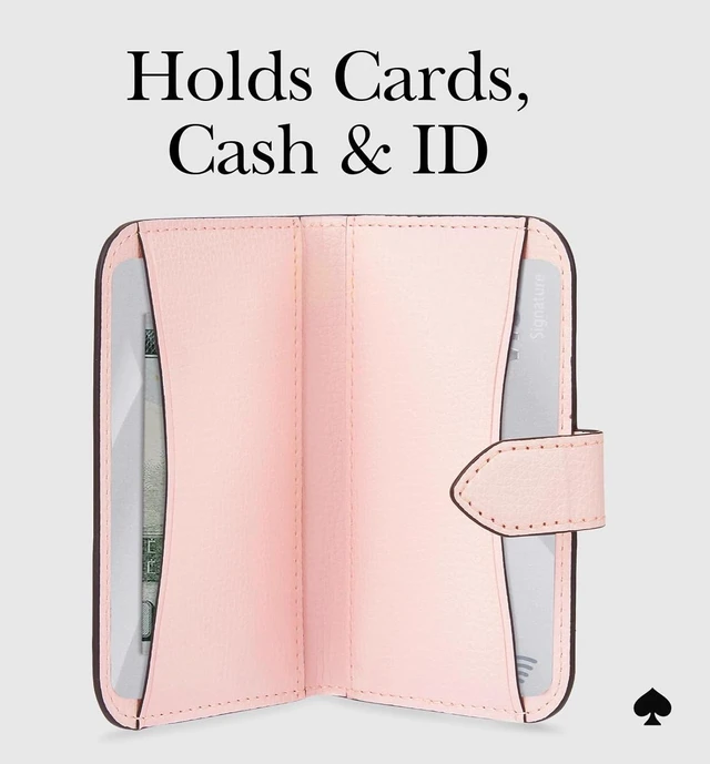 Alt view image 6 of 7 - Morgan Magnetic Card Holder/Wallet - Chalk Pink