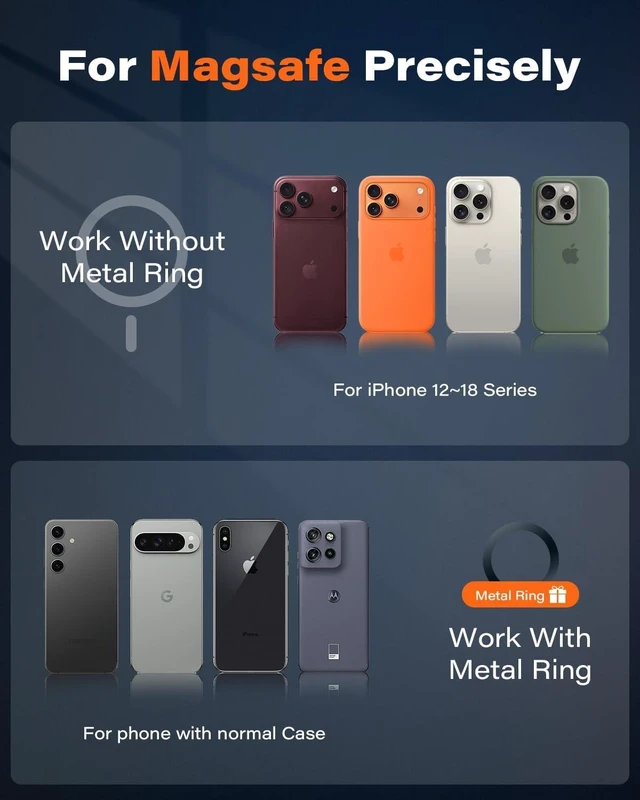 Alt view image 7 of 7 - Heavy Duty Magnetic Cup Holder Phone Mount