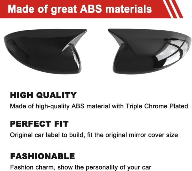 Alt view image 5 of 7 - for Altima Sedan Sentra 2Pcs Rear View Side Mirror Covers Caps
