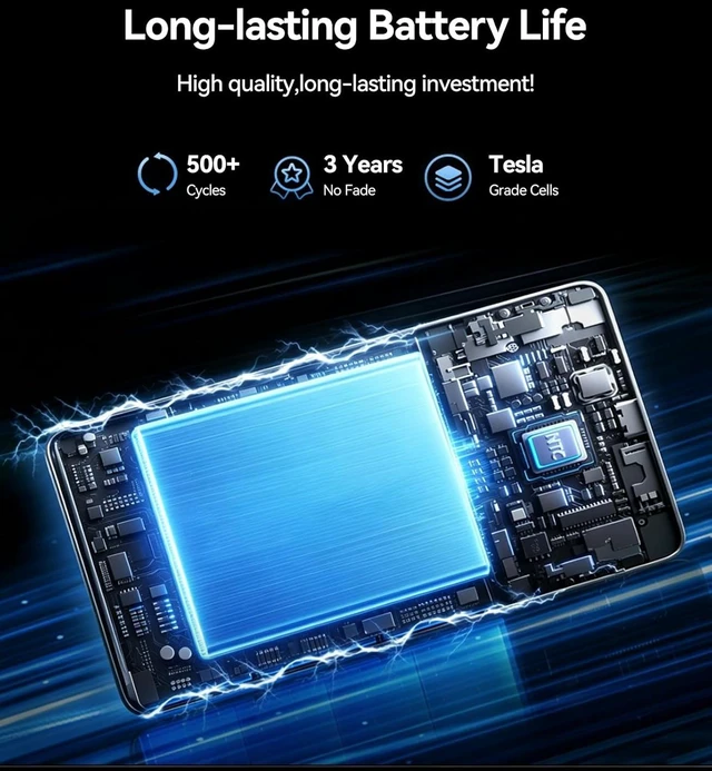 Alt view image 4 of 7 - 10,000mAh Portable Charger for iPhone, Ultra-Slim Magnetic Power Bank