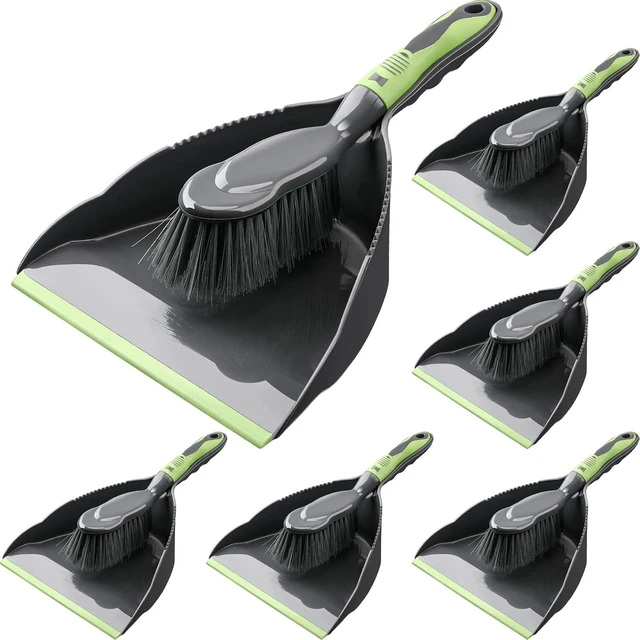Main image of 6 Set Dustpan and Brush Set, Small Handheld Broom for Home Kitchen