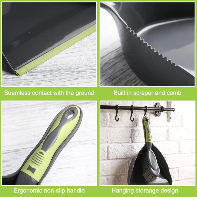 Alt view image 3 of 7 - 6 Set Dustpan and Brush Set, Small Handheld Broom for Home Kitchen