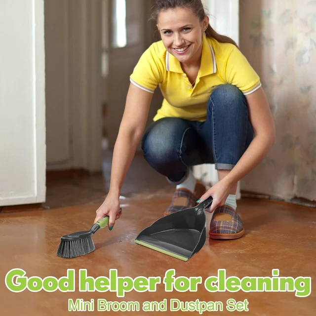 Alt view image 6 of 7 - 6 Set Dustpan and Brush Set, Small Handheld Broom for Home Kitchen