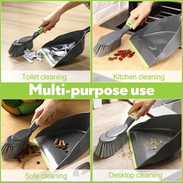 Alt view image 7 of 7 - 6 Set Dustpan and Brush Set, Small Handheld Broom for Home Kitchen