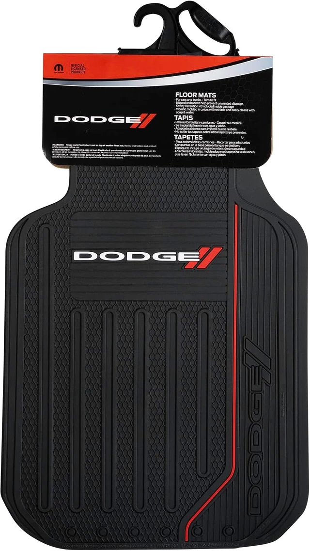Alt view image 2 of 5 - Elite 'Dodge' Automotive Floor Mat Set, (001468R01), Black