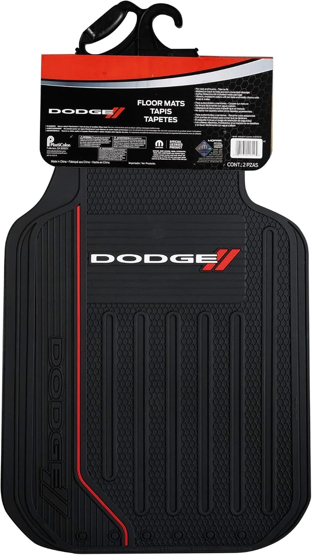 Alt view image 3 of 5 - Elite 'Dodge' Automotive Floor Mat Set, (001468R01), Black