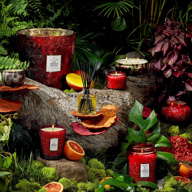 Alt view image 6 of 6 - Goji Tarocco Orange Large Scented Candle Jar 18 Oz, 100 Hr Burn