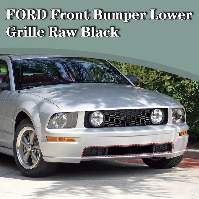 Alt view image 2 of 7 - Front Lower Bumper Grille Grill for 2005-2009 Ford Mustang Replacement