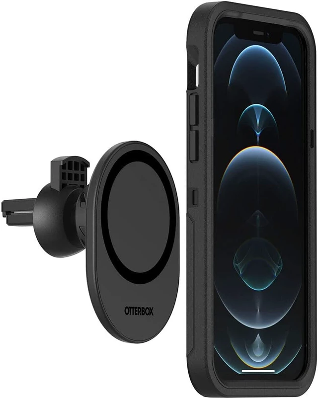 Alt view image 2 of 4 - MagSafe Wireless Car Air Vent Mount, Black