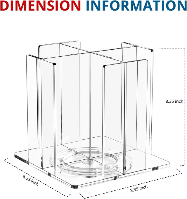 Alt view image 5 of 7 - Cup and Lid Holder, 4 Compartment, Square
