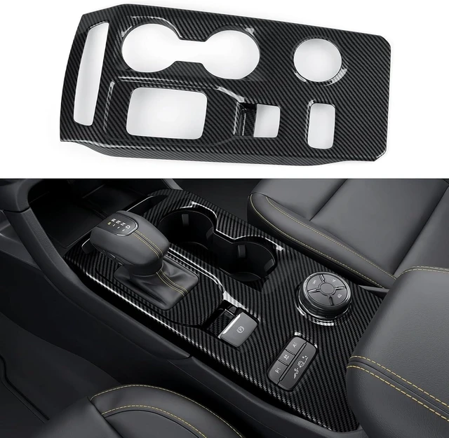 Main image of Car Gear Shift Control Panel Decals for Ford Ranger XL XLT Lariat Raptor 2024 2025 2026 2027 Accessories ABS Carbon Fiber Interior Sticker (Style B)