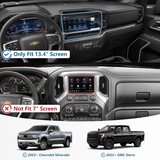 Alt view image 6 of 7 - Phone Mount for 2022 2023 2024 2025 2026 Chevrolet Silverado 1500/GMC Sierra 1500 2500 3500 HD Accessories,Dash Platform Phone Mount Magsafe Fit 13.4" Screen, Cell Phone Holder for NATO Rail