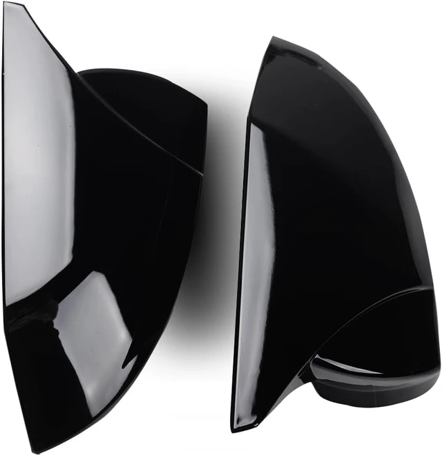 Alt view image 7 of 7 - for Hyundai Elantra 2021 2022 2023 2024 2025 2026 2PCS Car Side Rear View Mirror Guard Cover Caps Trims (Piano Black)