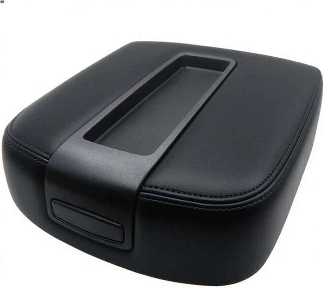 Main image of Center Console Lid Armrest Cover Replacement for 2007-2014 Chevy Silverado/Tahoe/Suburban/Avalanche/GMC Sierra/Yukon/Yukon XL Accessories, Replaces 15217111, 15941534, 19328718, Black