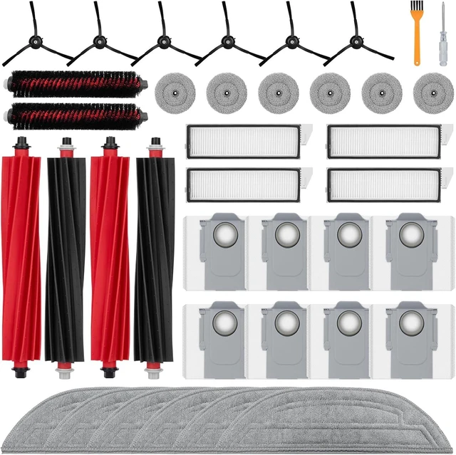 Main image of 38 Pack Replacement Parts For Roborock S8 Max Ultra, S8 MaxV Ultra