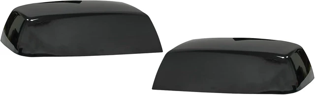 Main image of Pair Gloss Black Mirror Caps Cover Compatible with GMC Chevrolet Silverado Sierra 1500 2014-2018/2500 HD 3500 HD 2015-2018 Pick up Replacement for 22919757,22919758.