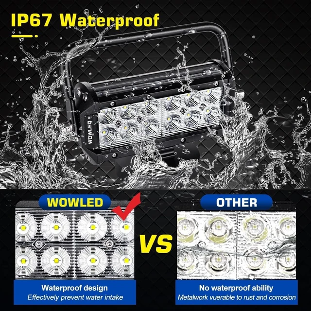Alt view image 4 of 7 - 36W LED Work Light Magnetic Base Mount Portable LED Light Flood for Car SUV Boat Bar Truck Driving Lamp Fog Lights