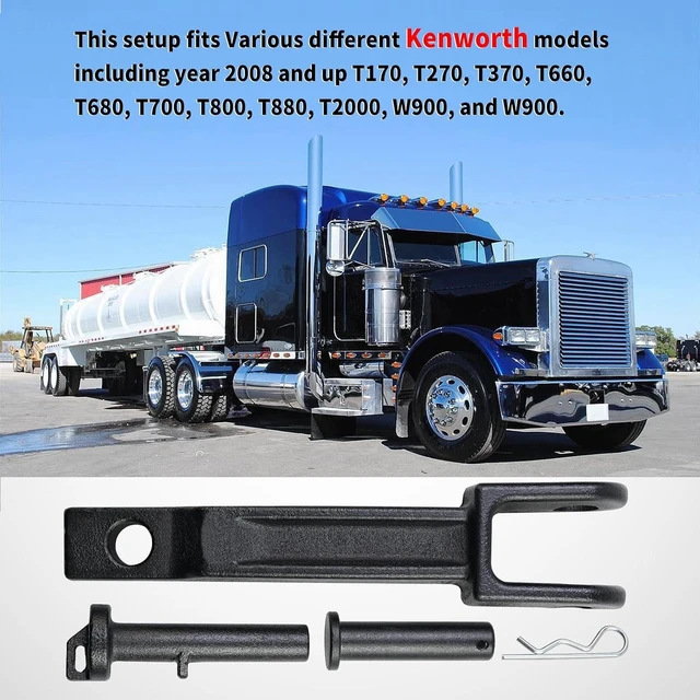 Alt view image 4 of 7 - A20-6014 Truck Tow Hook Compatible with Peterbilt/Kenworth Tow Hook