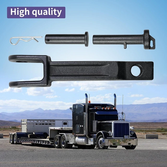 Alt view image 7 of 7 - A20-6014 Truck Tow Hook Compatible with Peterbilt/Kenworth Tow Hook
