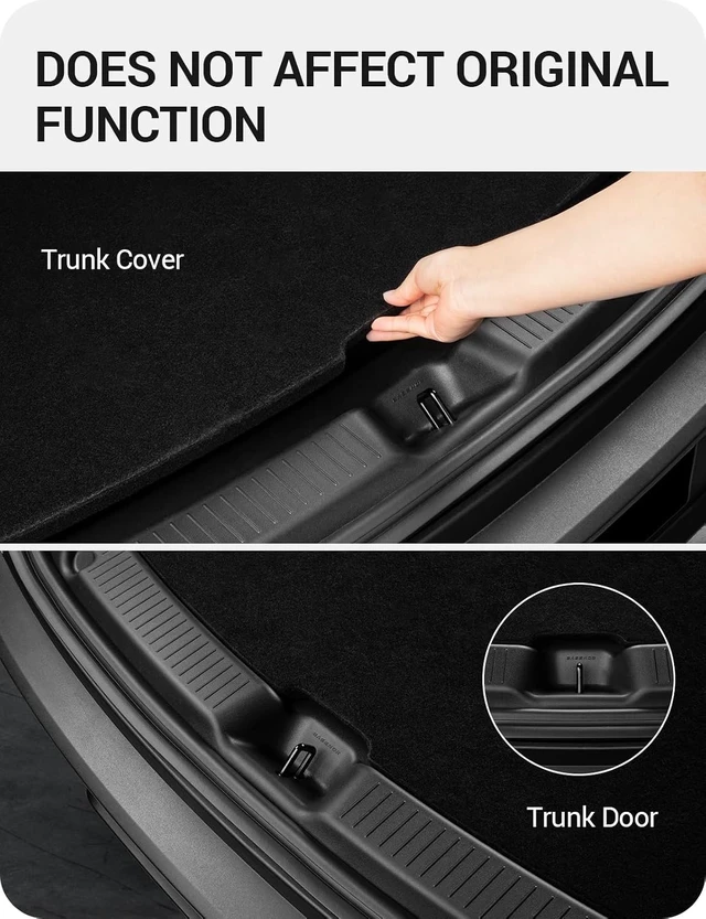 Alt view image 4 of 7 - Rear Bumper Guard for 2025 2026 Tesla Model Y Juniper