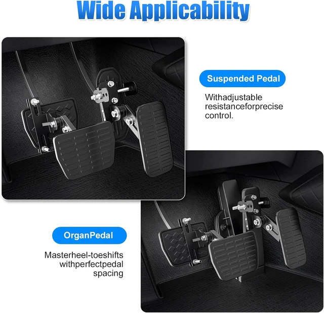 Alt view image 5 of 7 - Gas and Brake Pedal Extenders for Short Drivers - Adjustable Length & Angle, Anti-Slip Metal Construction, Compatible with Cars, Go Karts & Ride-On Toys, Easy Installation & Universal Fit