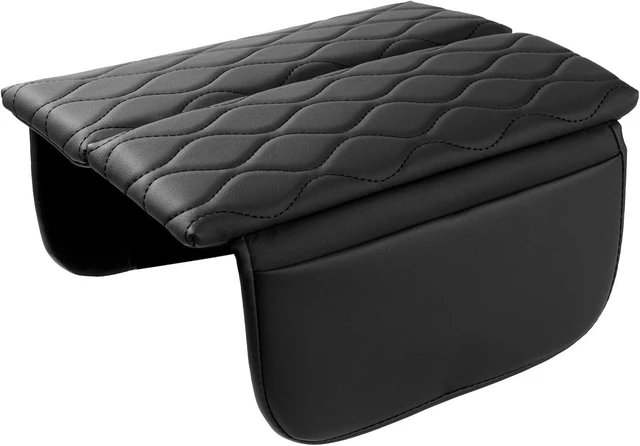Main image of Center Console Cover for 2020-2025 2026 Mercedes Benz GLE 350 450 W167 and GLS 450 X167, Anti-Scratch Leather Waterproof GLE 350 Armrest Console Cover with Storage Pockets (Black)