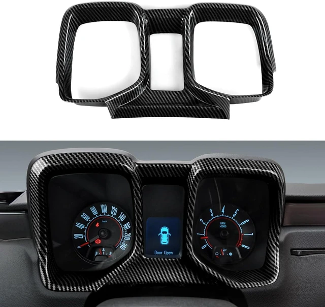 Main image of Car Dashboard Instrument Panel ABS Carbon Fiber Decal Sticker Interior Trim Cover for Chevrolet Camaro ZL1 2010 2011 2012 2013 2014 2015 Accessories