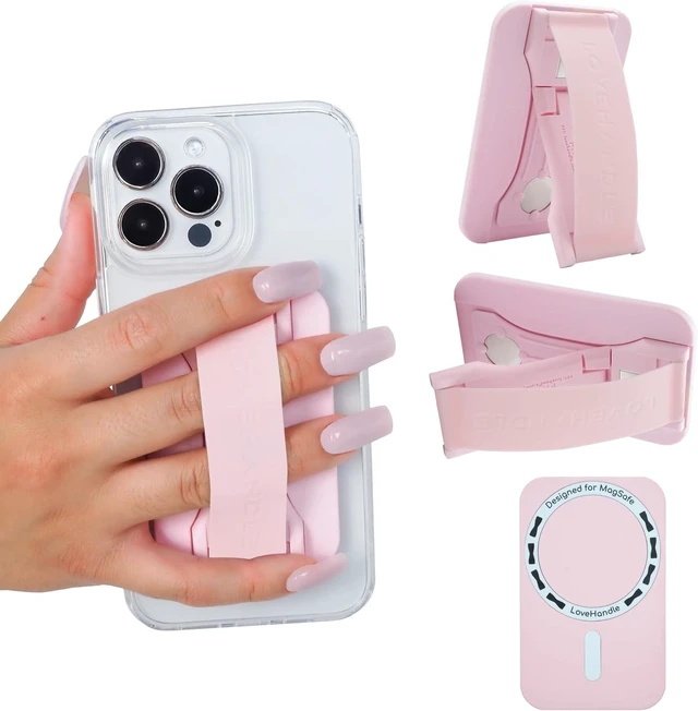 Main image of PRO for MagSafe Phone Grip + Kickstand - Light Pink