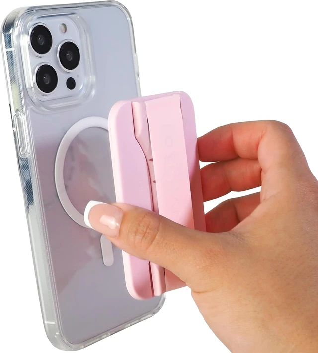 Alt view image 3 of 7 - PRO for MagSafe Phone Grip + Kickstand - Light Pink