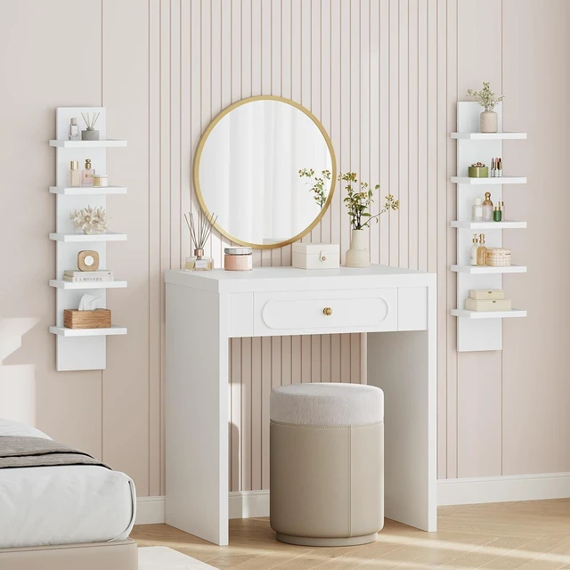Alt view image 2 of 7 - 5 Tier Wall Shelf Unit for Storage, 2 Pack Floating Shelves for Wall