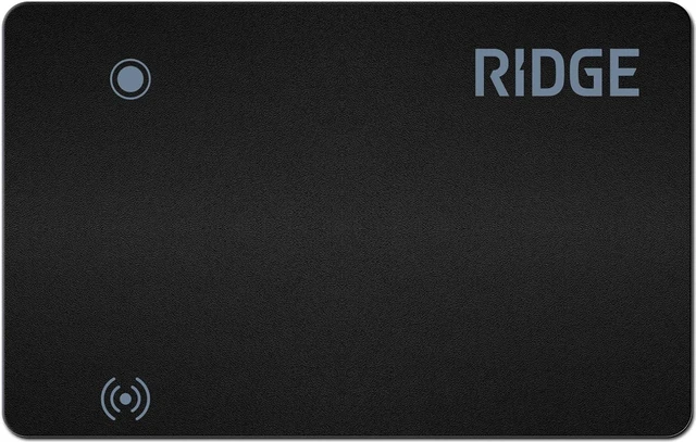 Main image of Ridge Wallet Tracker Card Compatible with Find My, Slim Tracking Card - Wallet Finder, Item Locator for Luggage Tags, Passports, Phone - MFi Certified, IP68 Water Resistance