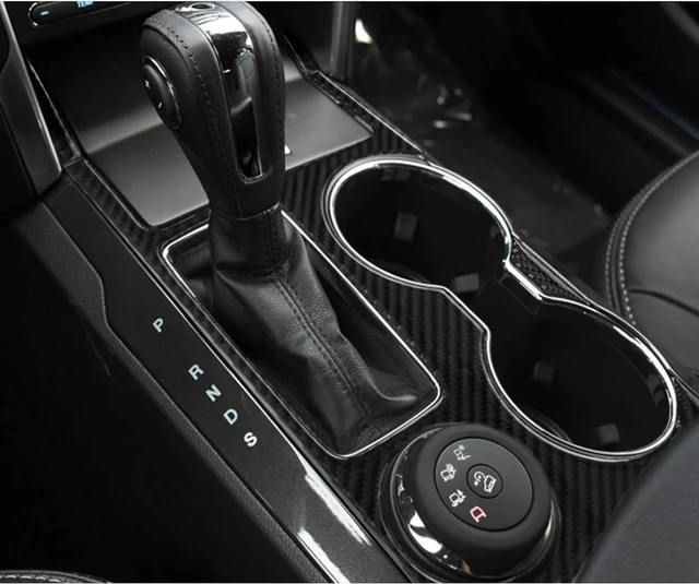 Alt view image 2 of 6 - Gear Shift Water Cup Holder Panel for Ford Explorer 2013-2018