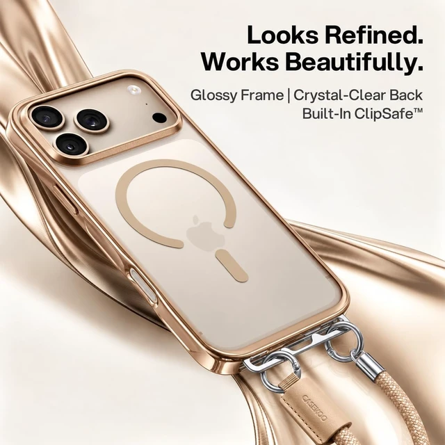 Alt view image 7 of 7 - Linkoo Magnetic Case for iPhone 18 Pro Max & 17 Pro Max, Rose Gold