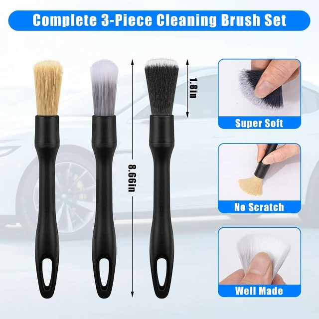Alt view image 4 of 7 - Car Wash Detailing Kit Cleaning Set with Foam Gun Sprayer, Long-Handle Brush, Large Wash Mitt, Towels, Complete Interior & Exterior Car Washing Supply Set (Blue)
