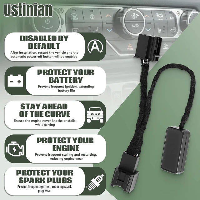 Alt view image 4 of 7 - Auto Start Stop Eliminator for Jeep Wrangler JL JLU Gladiator JT