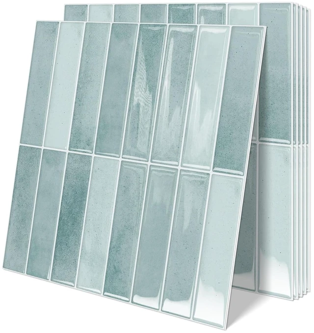 Main image of 10 Sheets Upgraded Thicker Design Subway Tile Peel and Stick Backsplash