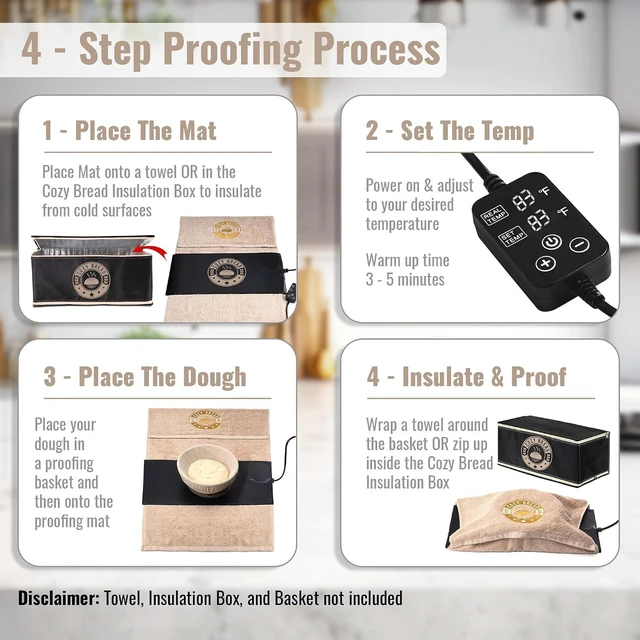Alt view image 6 of 6 - ® Sourdough Bread Proofing Mat for Home Bakers
