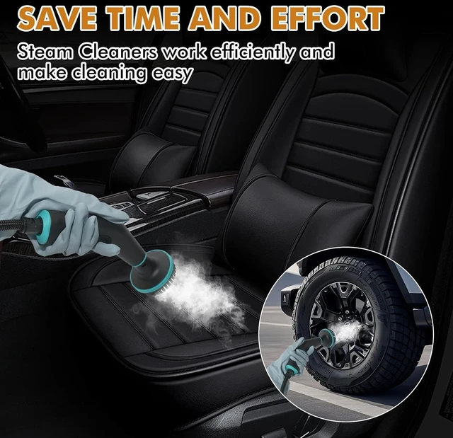 Alt view image 3 of 7 - Steam Cleaner, Portable Steamer for Cleaning with 16pcs Accessories, 15s Heat-Up, Handheld Steam Cleaner for Home, Bathroom Mildew, Bed Bugs, Floor, Grout, Tile, Grease & Car Detailing