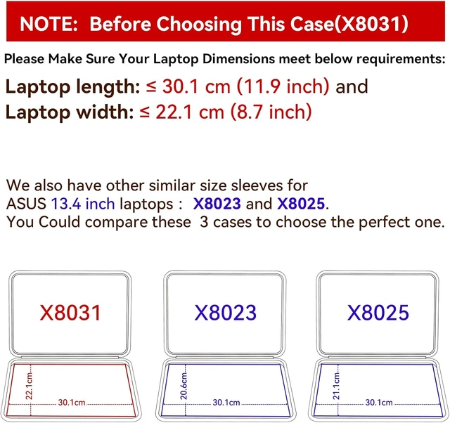 Alt view image 2 of 7 - Hard EVA Protective Case for 13.4 inch ROG Flow X13 2023