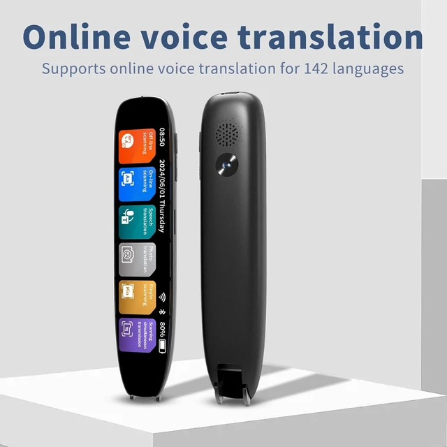 Alt view image 4 of 7 - Scan Translator Pen, Dyslexia Tools, Language Translator Device, Text to Speech Reading Pen for Learning Difficulties, Language Learners and Elderly Users, 142 Online/10 Offline Languages