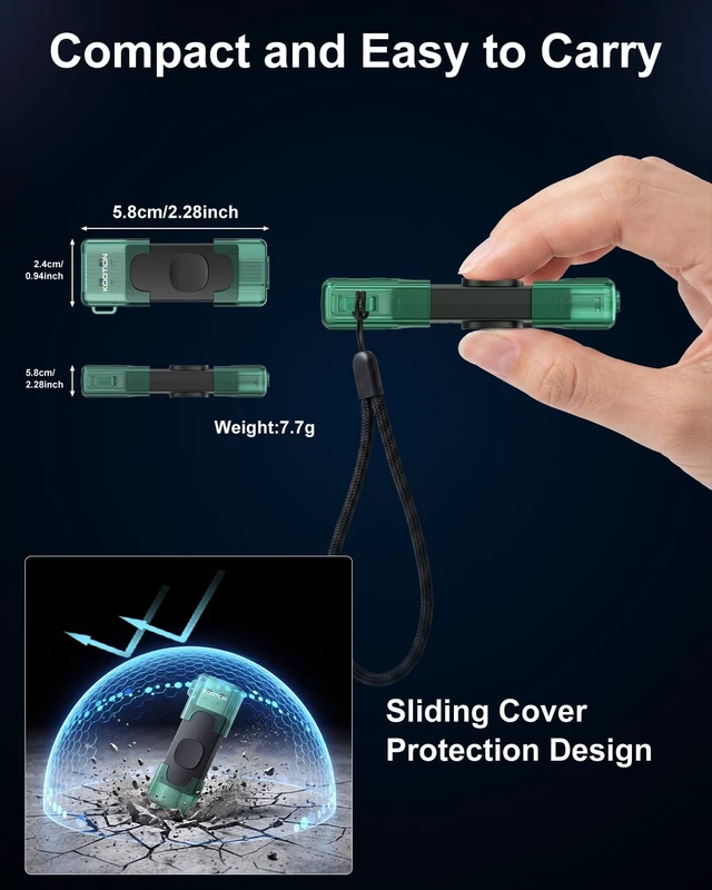 Alt view image 6 of 7 - 64GB USB C Thumb Drive Dual USB 2.0 Flash Drive 5 Pack