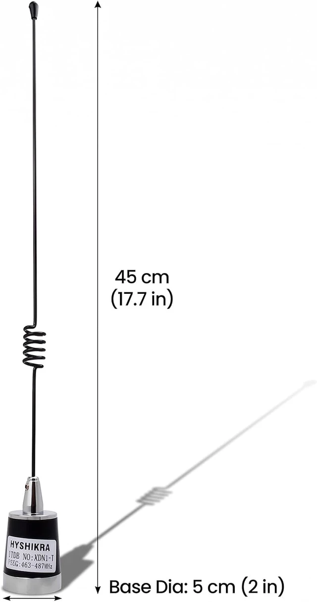 Alt view image 4 of 6 - GMRS NMO Antenna, UHF 462-467Mhz Whip with Bracket Mount and 13.1ft Cable