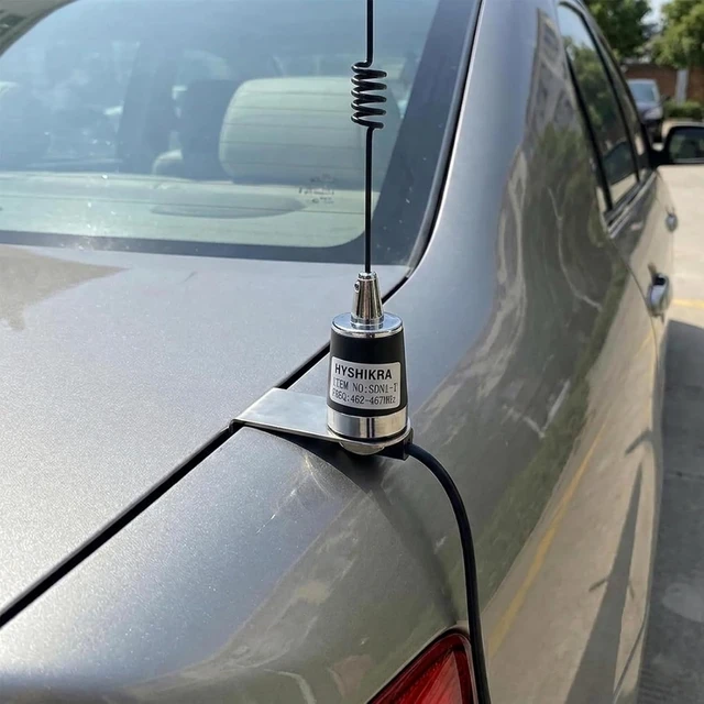Alt view image 6 of 6 - GMRS NMO Antenna, UHF 462-467Mhz Whip with Bracket Mount and 13.1ft Cable