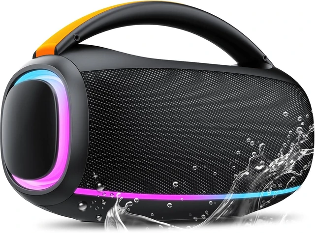 Main image of Speakers Bluetooth Wireless: 80w Loud Speaker with Bass, 30H Playtime, IPX7 Waterproof, Bluetooth Speakers Outdoor for Work, Outdoor, Workshop, Garage, Portable Speaker with TWS