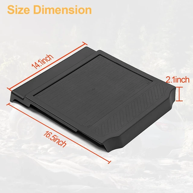 Alt view image 4 of 6 - Removable Middle Seat Floor Cover for 2023-2026 Pilot 22-26 MDX Accessories